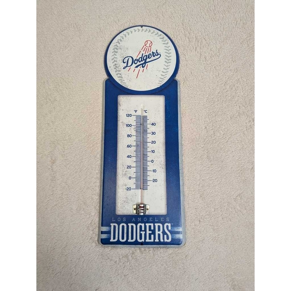 Vintage Los Angeles Dodgers Baseball Thermometerβ Open Road Brands MLB Official
